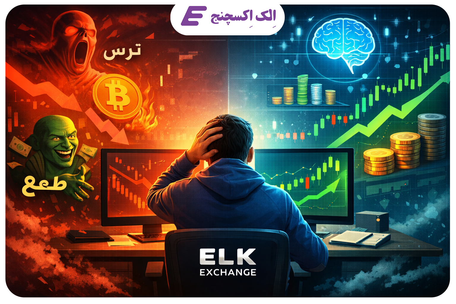 کنترل احساسات معاملهگران در بازار ارز دیجیتال و تصمیمگیری منطقی در صرافی الک اکسچنج