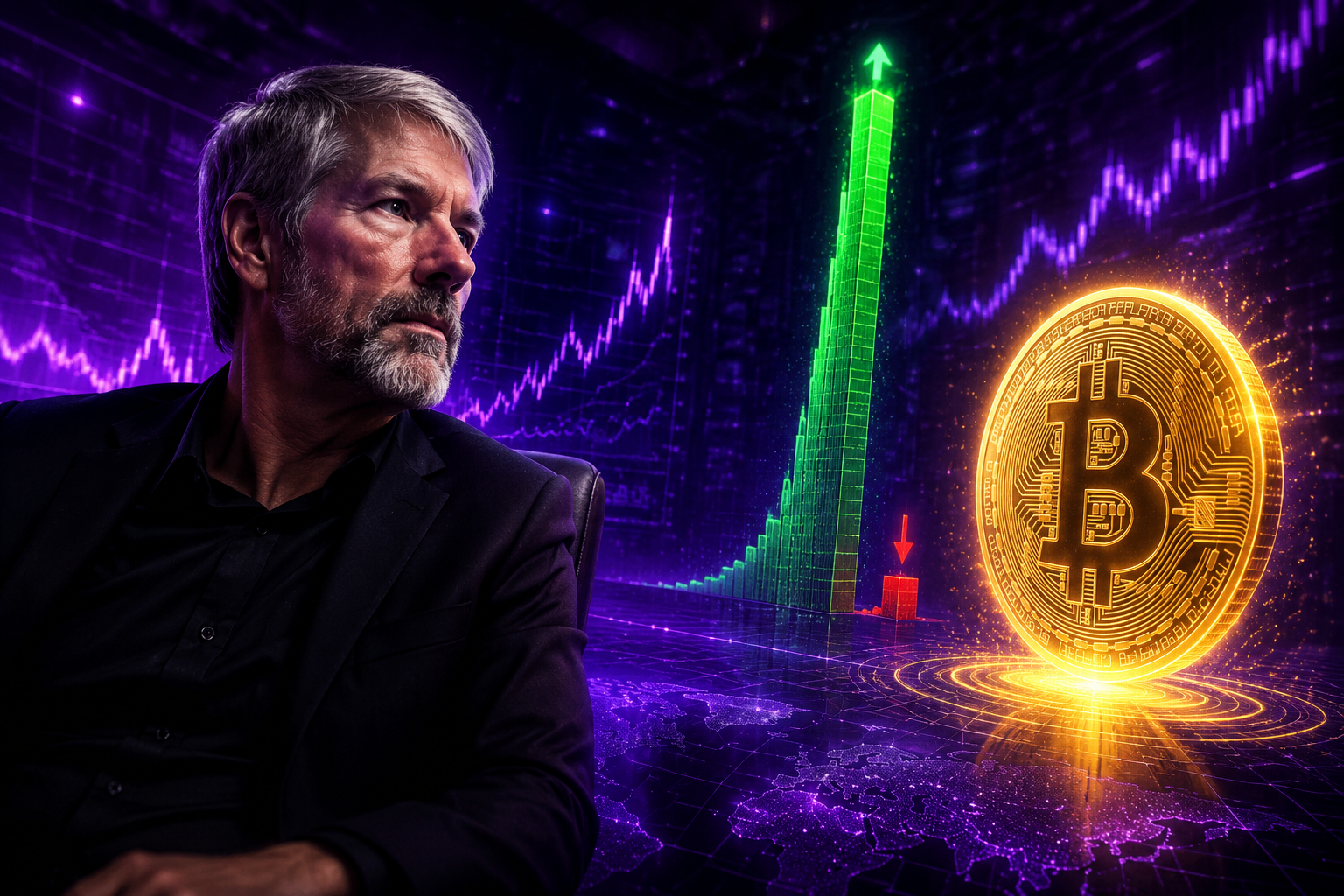 مایکل سیلور و تحلیل فروش ۳۲ بیت‌کوین توسط شرکت Strategy در بازار کریپتو